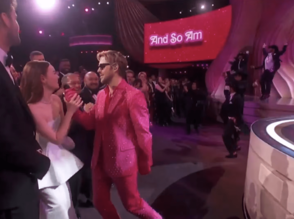 Ryan Gosling compartió el micrófono con Emma Stone